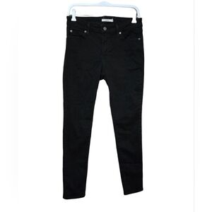 Levi's 711 Skinny Jeans Sz 29 Black